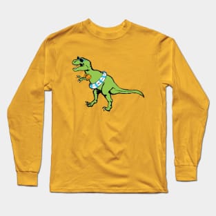 Beach Ready T-Rex Dinosuar Long Sleeve T-Shirt